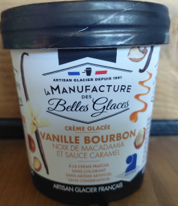 Glace Vanille Bourbon de Madagascar