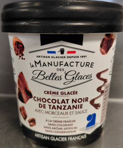 Glace Chocolat Noir de Tanzanie