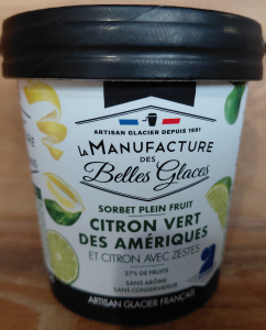 Glace Citron Vert des Amériques